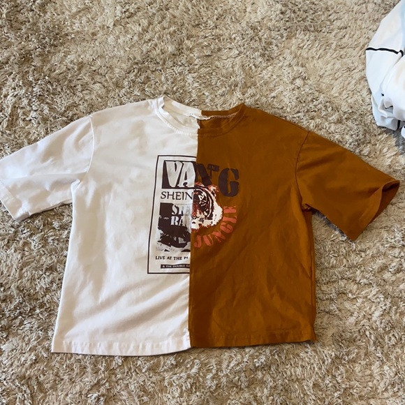 Girls Brownwhite Shirt | Poshmark